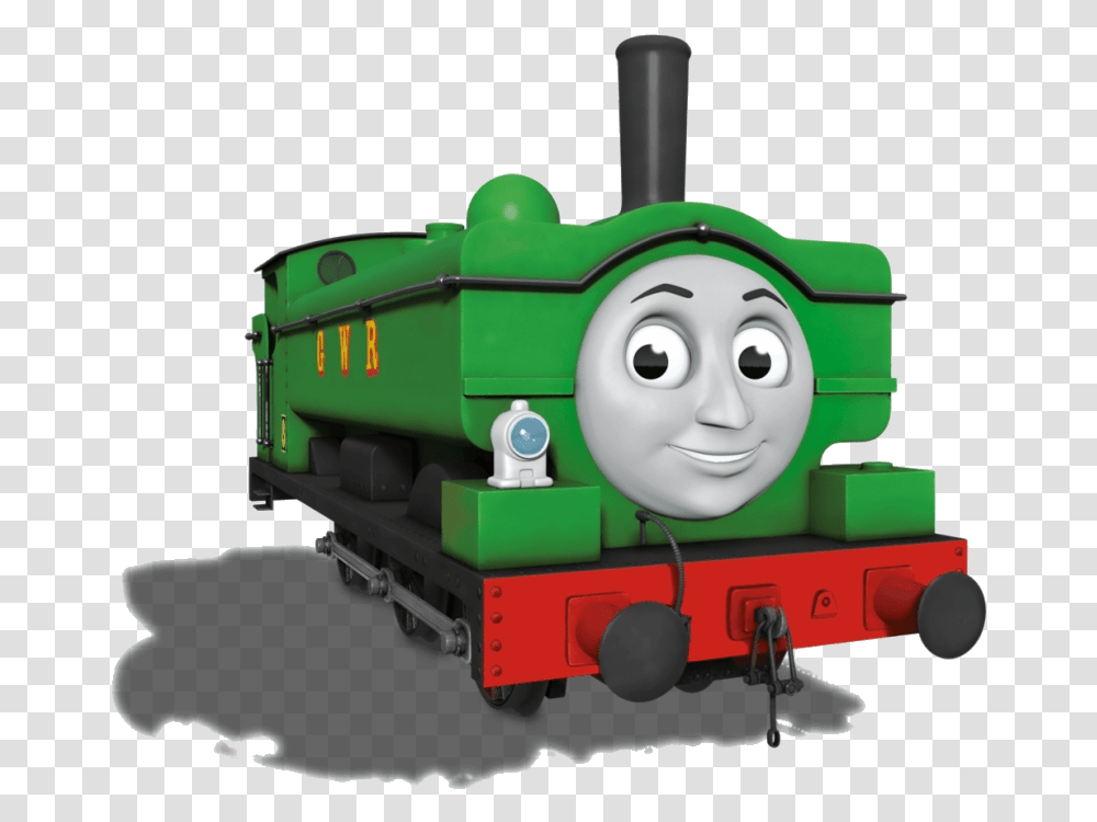 Thomas The Train Tank Engine Clipart Green Duck Thomas And Friends, Toy, Locomotive, Vehicle, Transportation Transparent Png