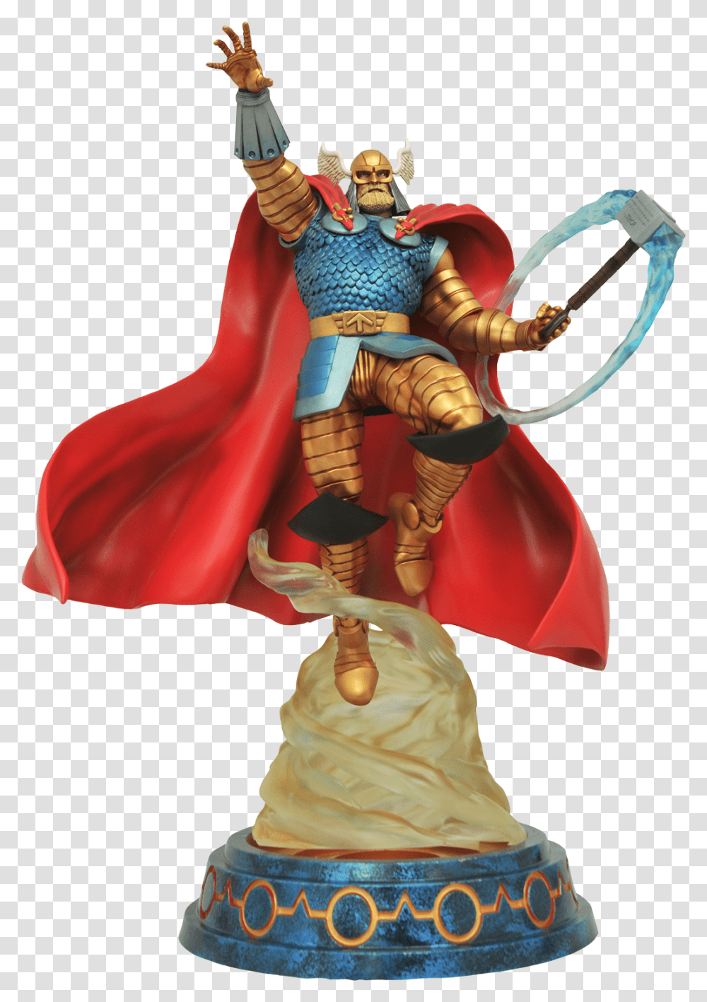 Thor Armored Statue, Figurine, Apparel, Sweets Transparent Png