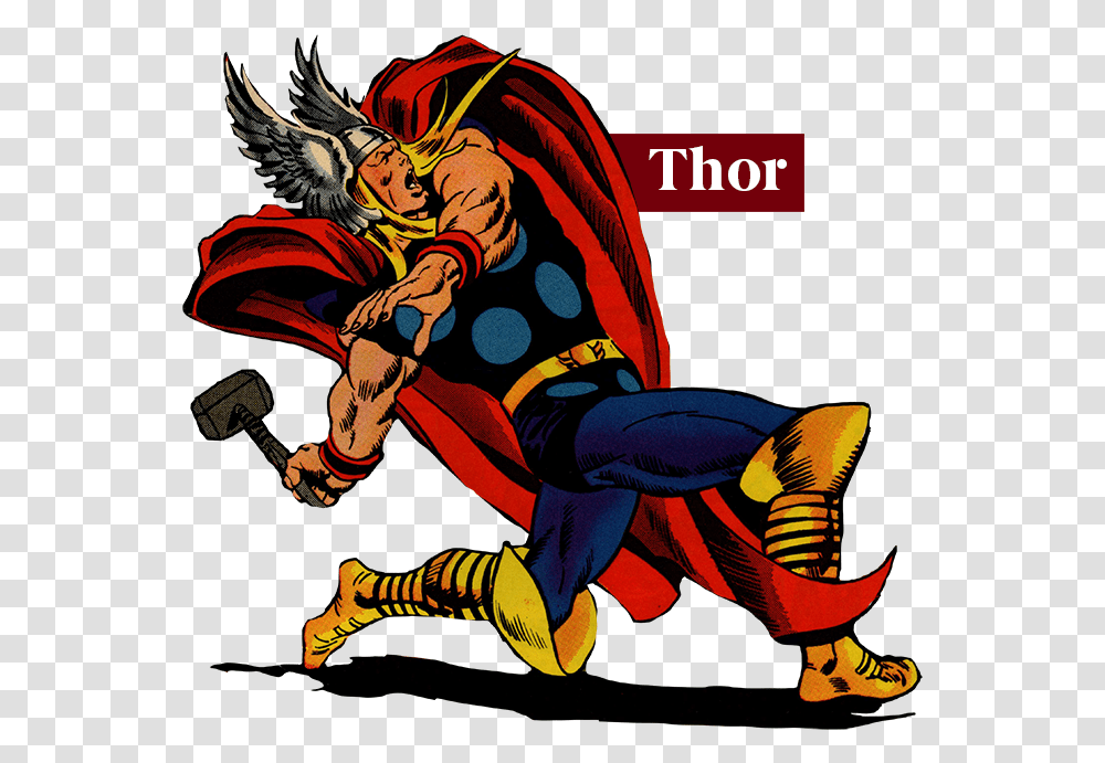 Thor Cartoon, Book, Person, Human, Comics Transparent Png