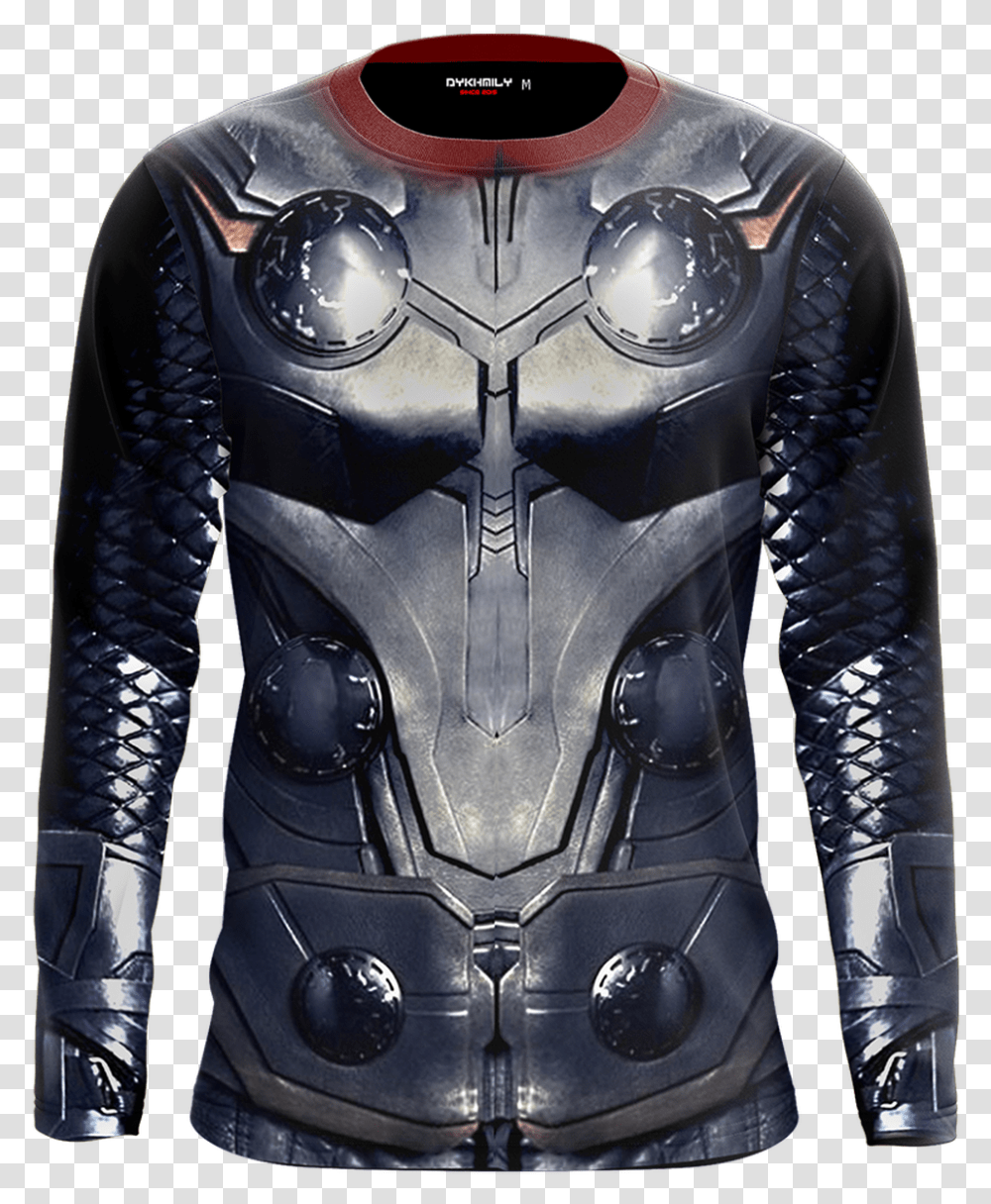 Thor Cosplay 3d Long Sleeve Shirt Thor Shirt 3d, Helmet, Apparel, Armor Transparent Png
