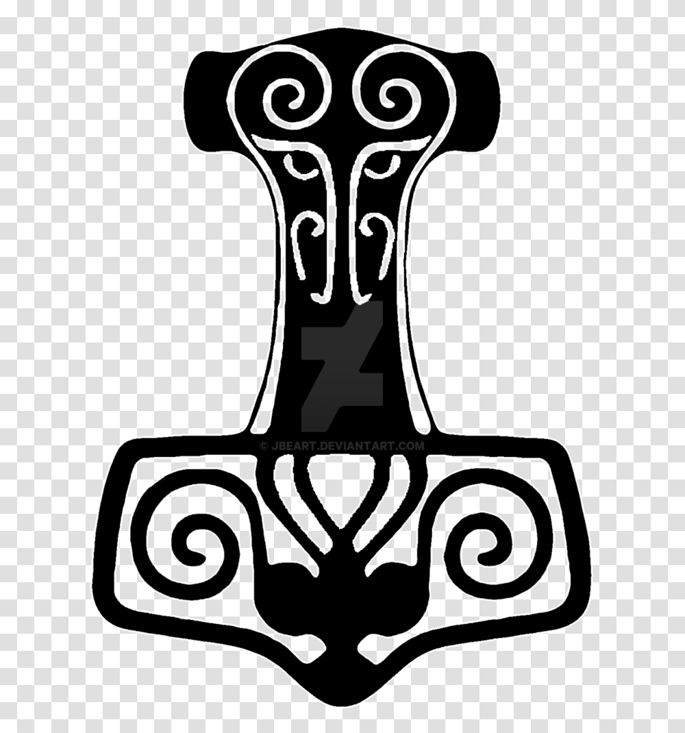 Thor Hammer Art, Trophy, Stencil, Emblem Transparent Png