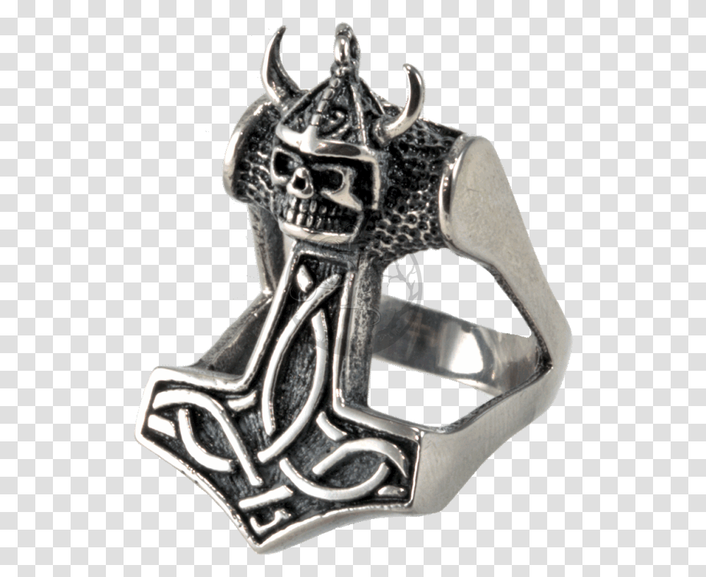 Thor Hammer Clipart Titanium Ring, Buckle, Wristwatch, Emblem Transparent Png