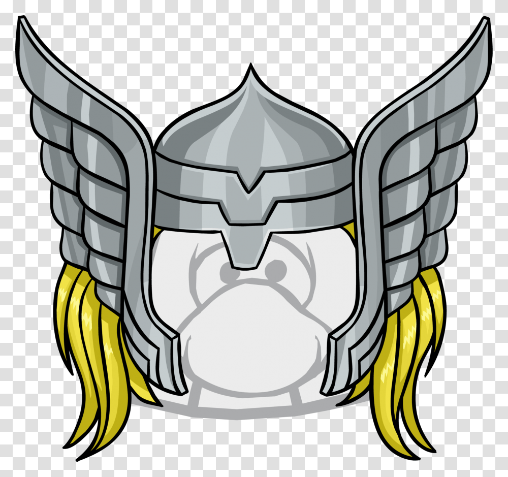 Thor Helmet Clipart Thor Helmet Clipart, Emblem, Eagle, Bird Transparent Png