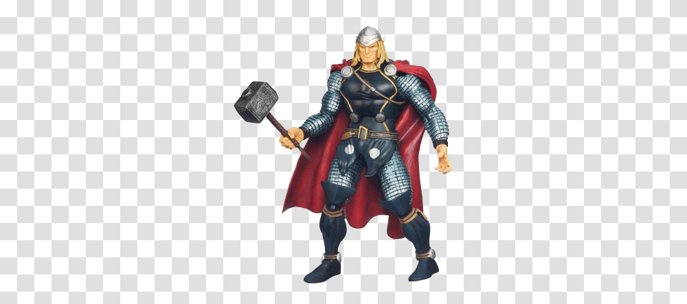 Thor Hold Hammer Clipart Image Marvel Universe Thor Figure, Person, Human, Knight, Costume Transparent Png