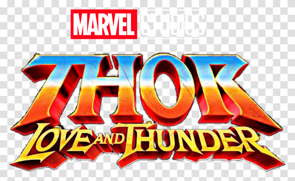 Thor Love And Thunder Logo Marvel Studios Graphic Design, Word, Alphabet, Slot Transparent Png