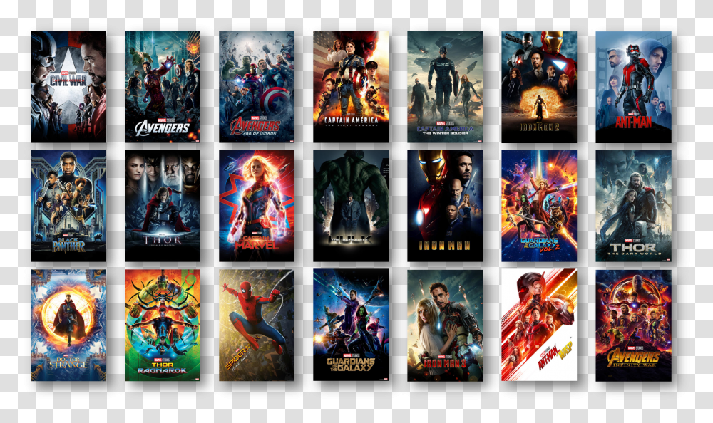 Thor Movie Poster, Person, Human, Collage, Advertisement Transparent Png