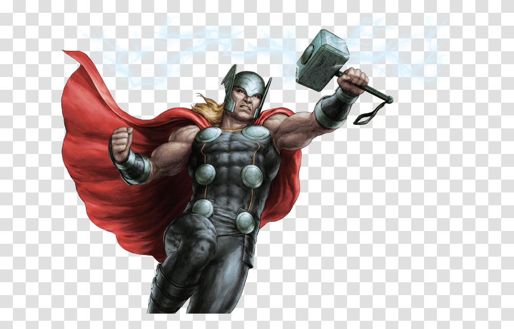 Thor, Person, Human, Hand, Figurine Transparent Png