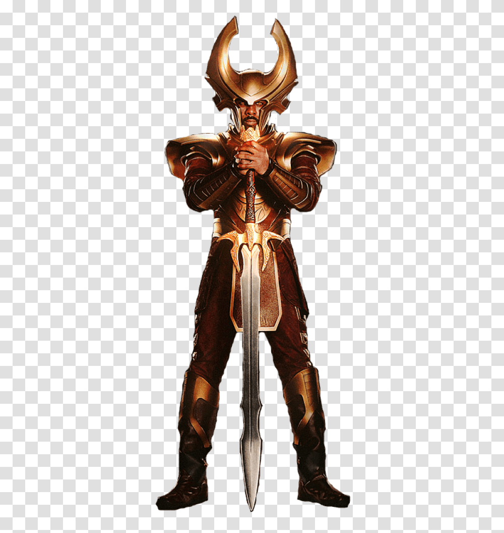Thor Ragnarok Heimdall Dlpng Com Heimdall Idris Elba, Armor, Person, Human Transparent Png