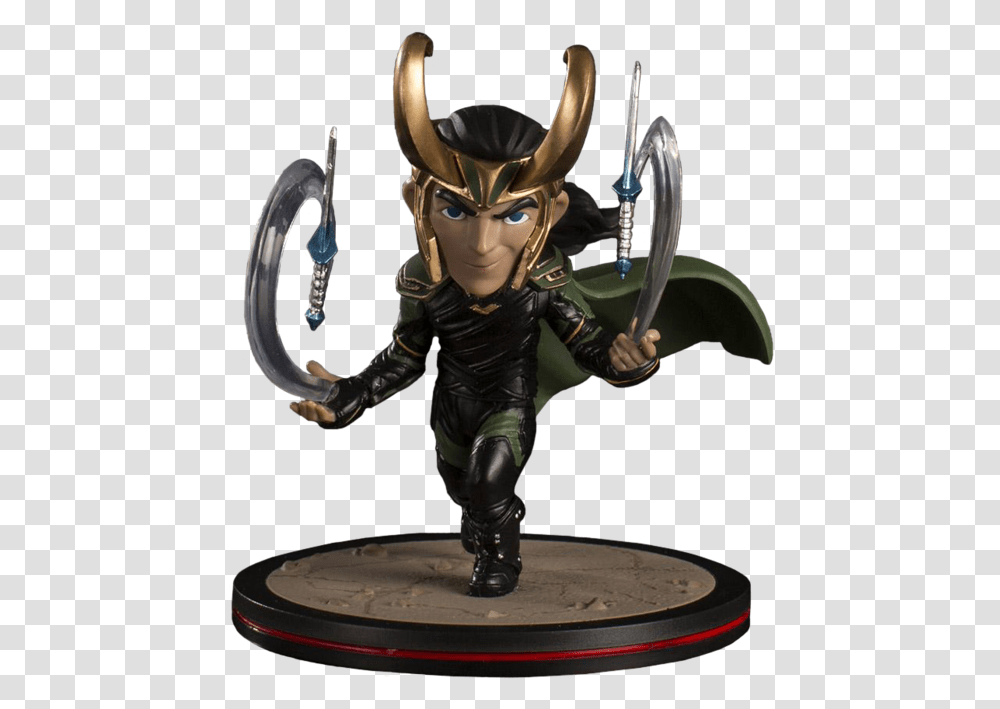 Thor Ragnarok Loki Q Fig Figure, Person, Human, Toy Transparent Png
