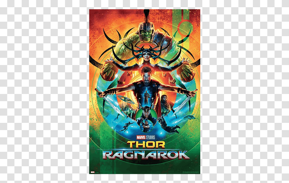 Thor Ragnarok Movie Poster, Advertisement, Person, Human, Book Transparent Png
