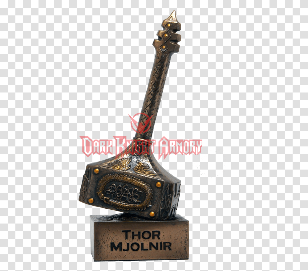 Thor's Mjolnir Hammer Statue Belt, Sword, Blade, Weapon, Weaponry Transparent Png