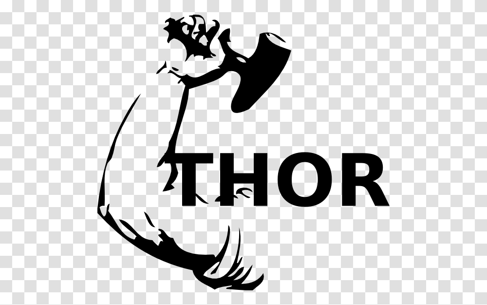 Thor Safety Gloves Clip Art, Stencil, Hand Transparent Png