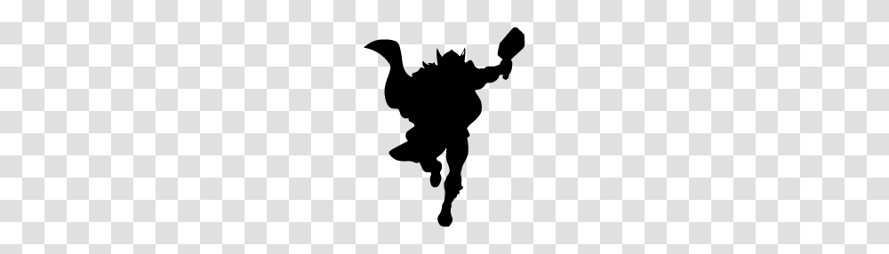 Thor Silhouette Silhouette Of Thor, Stencil, Person, Human Transparent Png