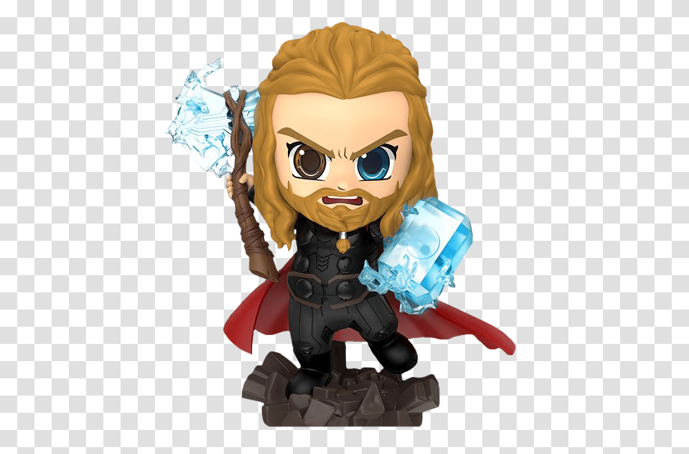 Thor Uv Effect Cosbaby Hot Toys Cosbaby Thor Endgame, Person, Human, Figurine Transparent Png