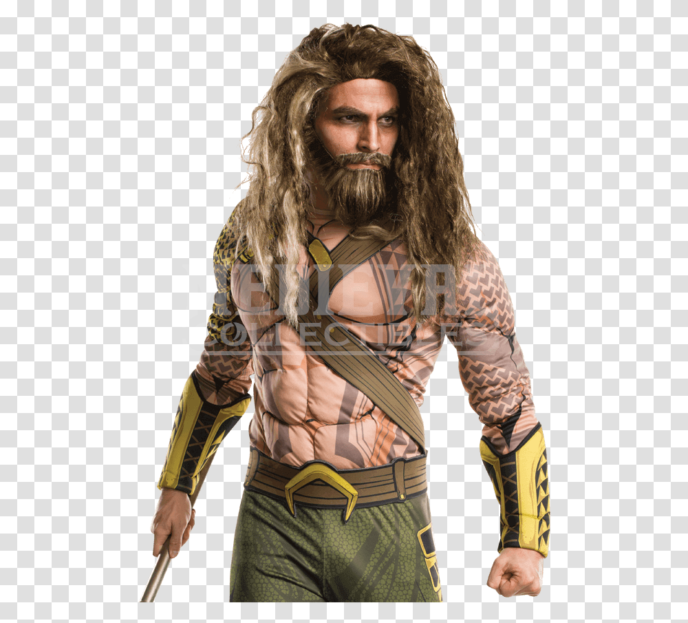 Thor Wig Mens Aquaman Costume, Person, Human, Skin, Face Transparent Png