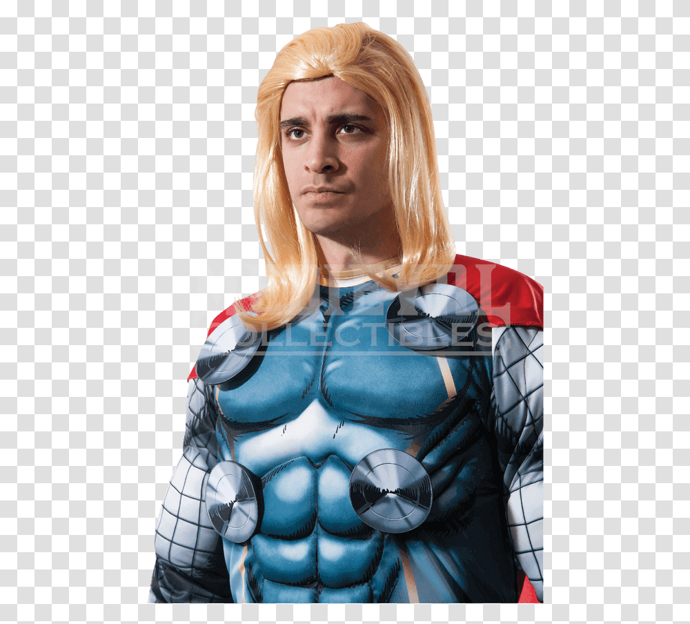 Thor Wig Peluca Thor, Person, Human, Costume Transparent Png