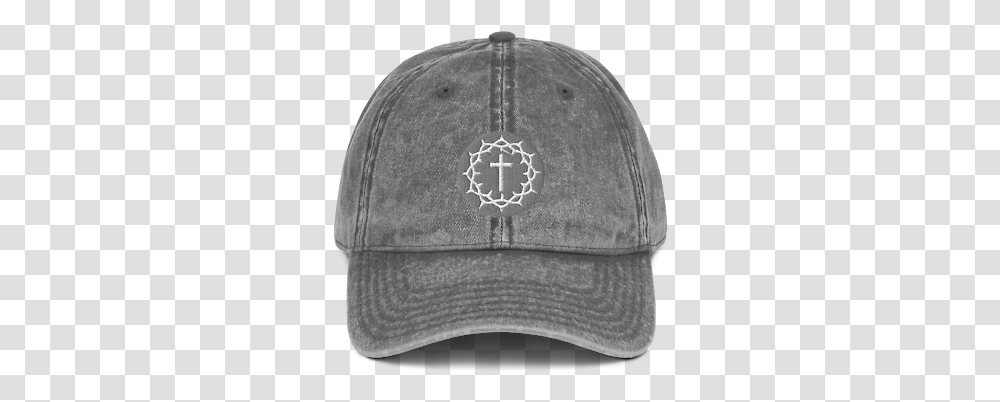 Thorn Crown Cross Of Jesus Christ Christian Faith Vintage Vintage Baseball Cap, Clothing, Apparel Transparent Png