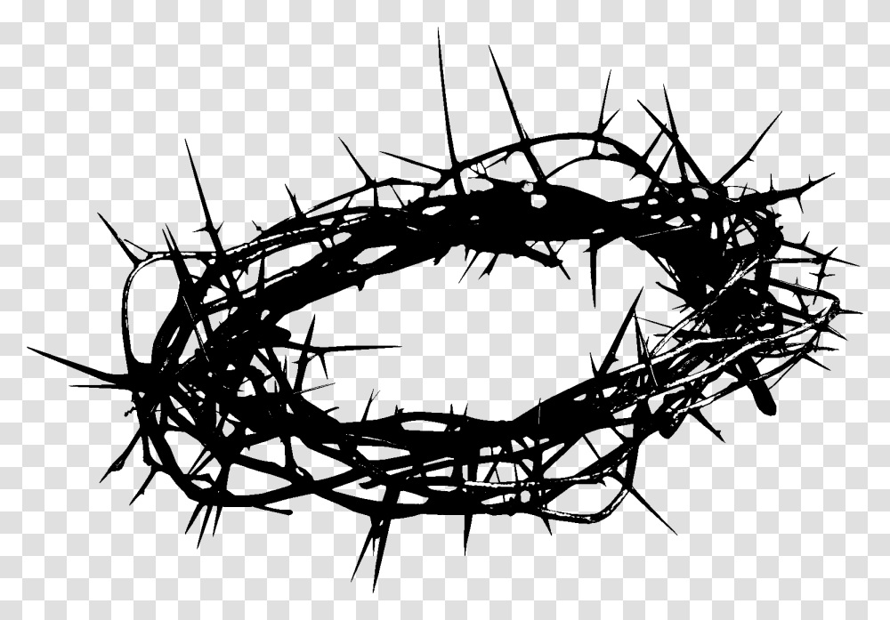 Thorn Crown Crown Of Thorns, Construction Crane, Barbed Wire Transparent Png