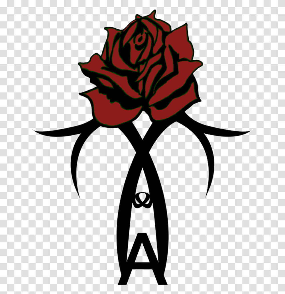 Thorn Designs Tattoos Disney Beauty And The Beast Rose Stencils, Flower, Plant, Blossom Transparent Png