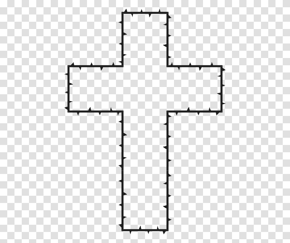Thorns Cross Cruz Desenho Sem Fundo, Crucifix Transparent Png