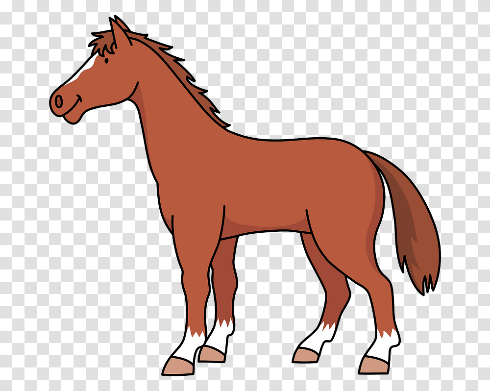 Лошадь мультяшная