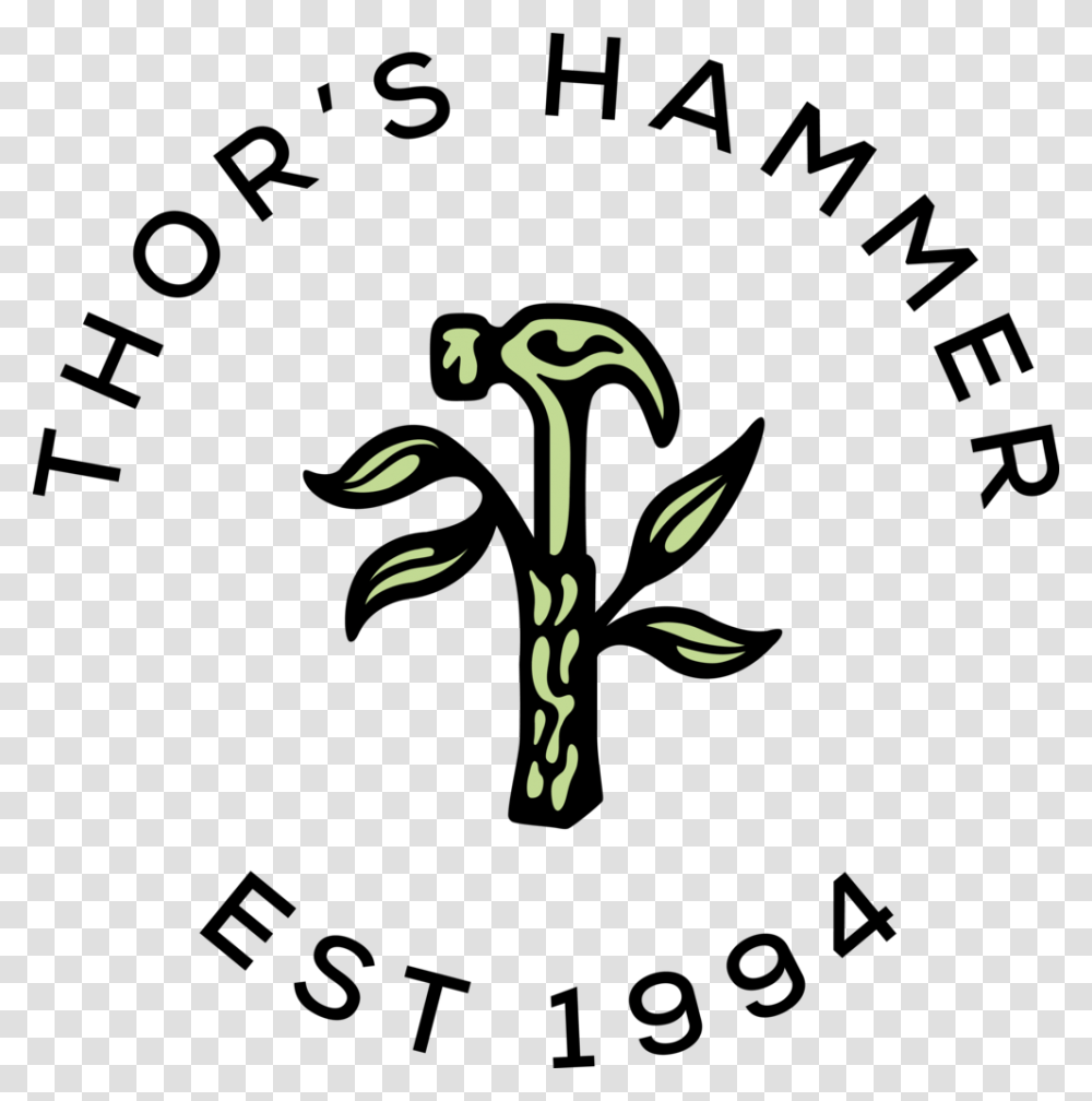 Thorquots Hammer Logo, Plant, Bird, Animal Transparent Png