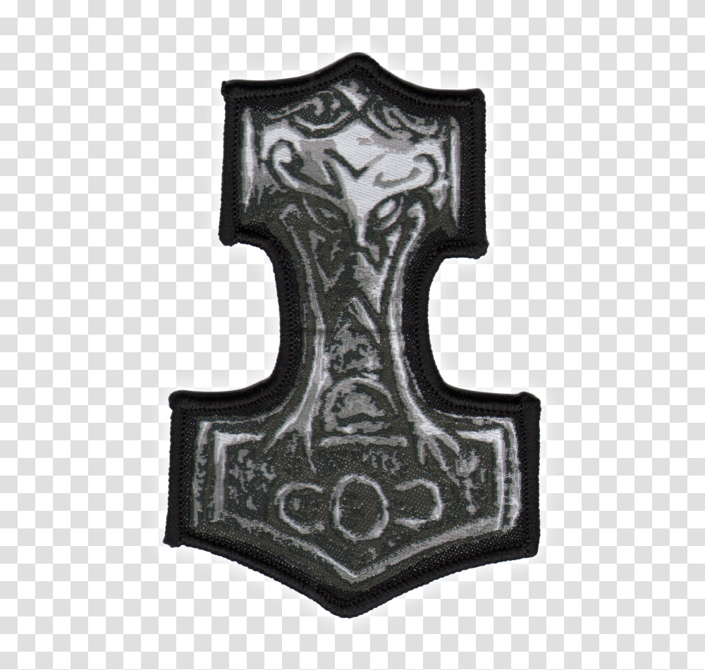 Thors Hammer Emblem, Tombstone, Rug, Cross Transparent Png