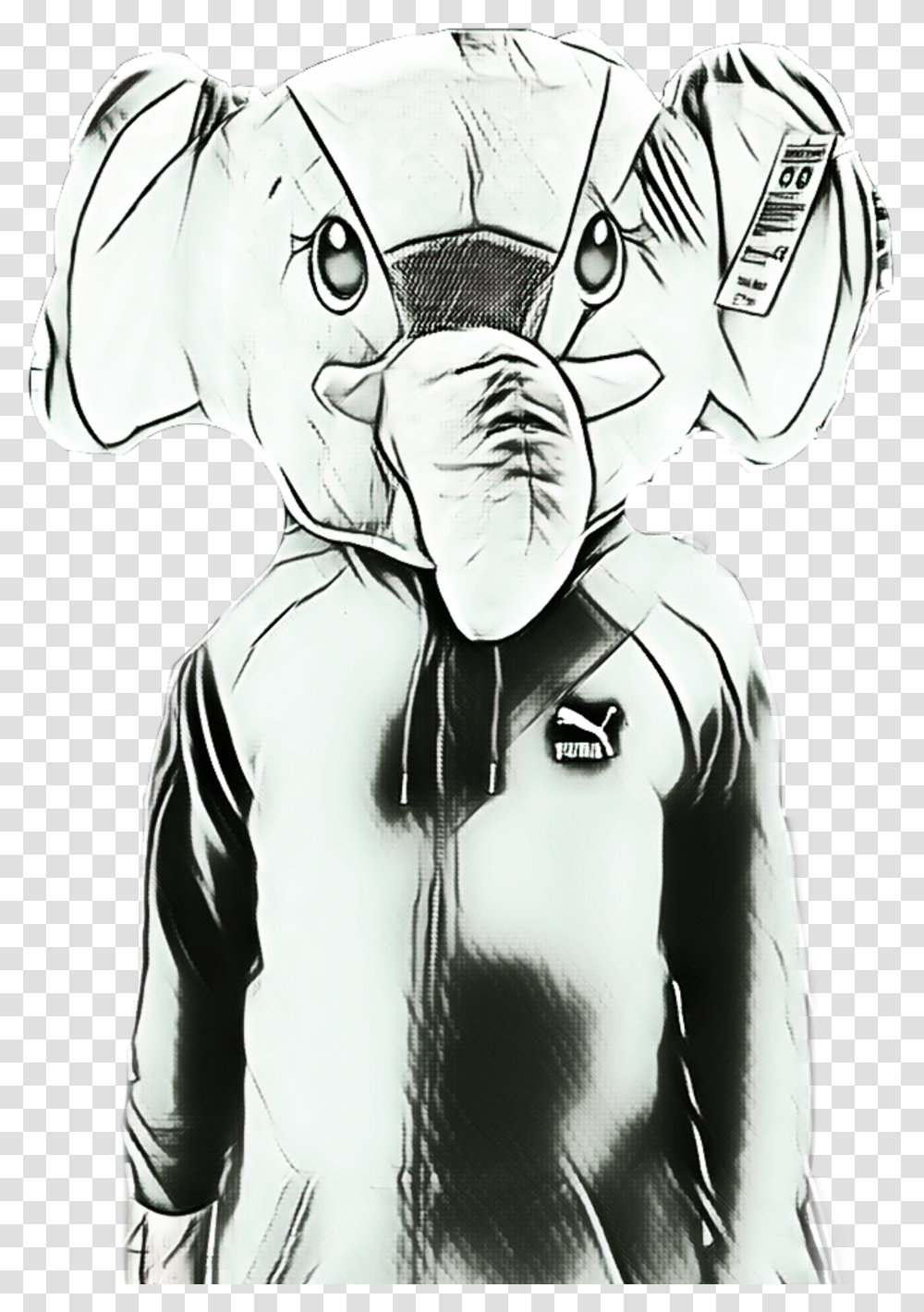 Thos Is My Dad In A Elephant Head Costume Illustration Transparent Png
