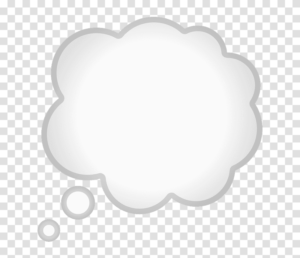 Thought Balloon Emoji Circle, White, Texture, Nature, Sphere Transparent Png