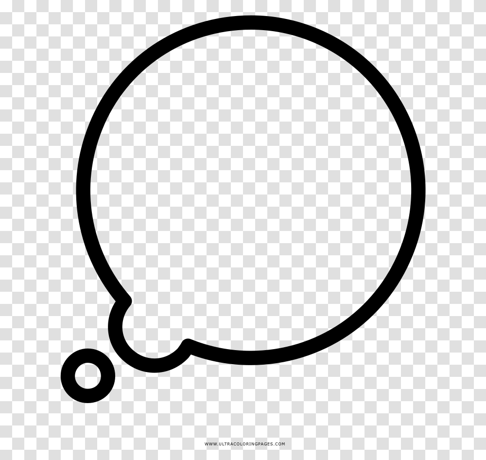 Thought Bubble Coloring, Gray, World Of Warcraft Transparent Png