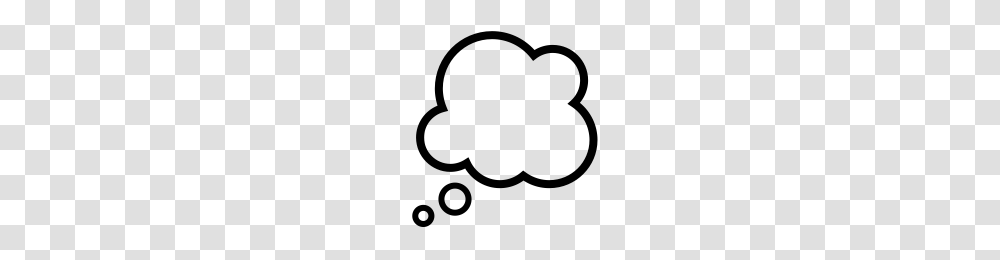 Thought Bubble Icons Noun Project, Gray, World Of Warcraft Transparent Png