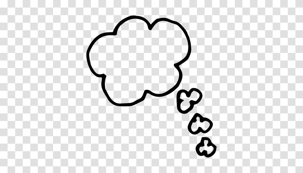 Thought Cloud Doodle Icon, Gray, World Of Warcraft Transparent Png