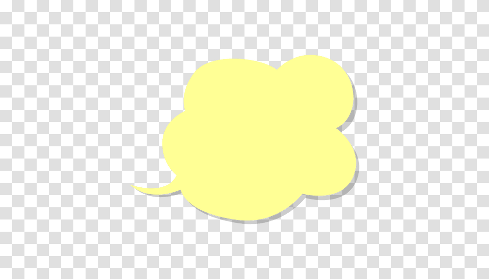 Thought Comic Yellow Cloud, Tennis Ball, Sport, Sports, Pillow Transparent Png