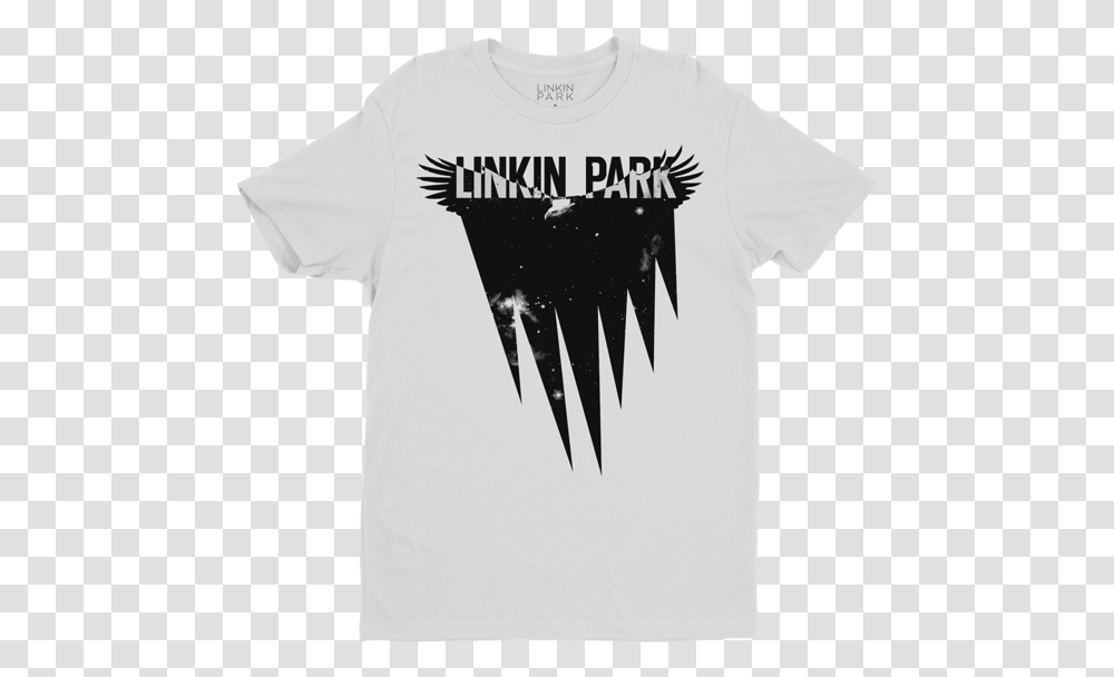 Thousand Suns Eagle White Tee Linkin Park T Shirt Logo, Apparel, T-Shirt, Sleeve Transparent Png