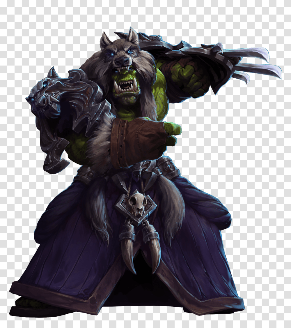 Thrall Rehgar Heroes Of The Storm, World Of Warcraft, Person, Human, Horse Transparent Png
