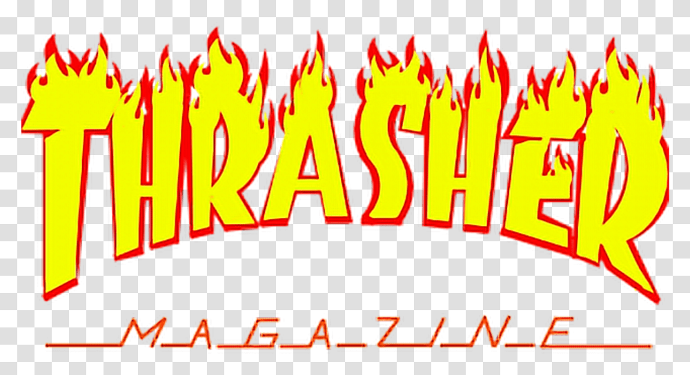 Thrasher Thrashermegazine Official Officialart Freetous, Lighting, Alphabet, Fire Transparent Png