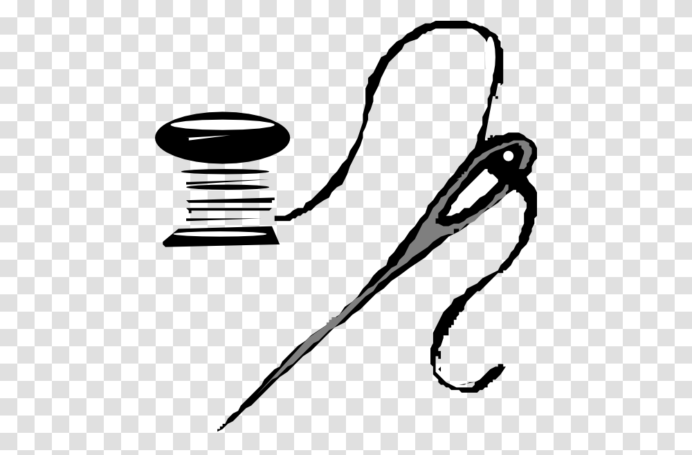 Thread And Needle Clip Art Free Vector, Bow, Stencil, Drawing Transparent Png