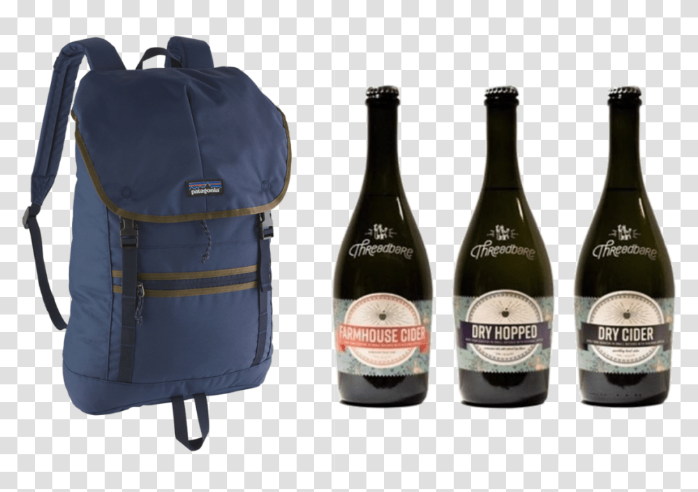 Threadbare And Patagonia Pack 1 Patagonia Arbor Classic Pack, Backpack, Bag, Bottle, Beer Transparent Png