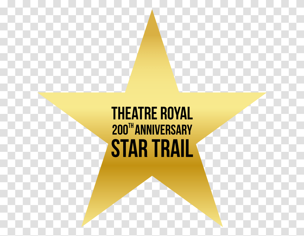 Threatre Royal 200 Anniversary Star Trail Logo Compete Every Day, Star Symbol Transparent Png