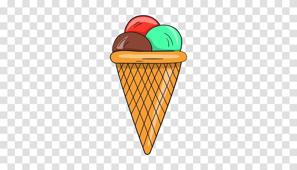 Three Balls Ice Cream Cone, Lamp, Helmet, Apparel Transparent Png