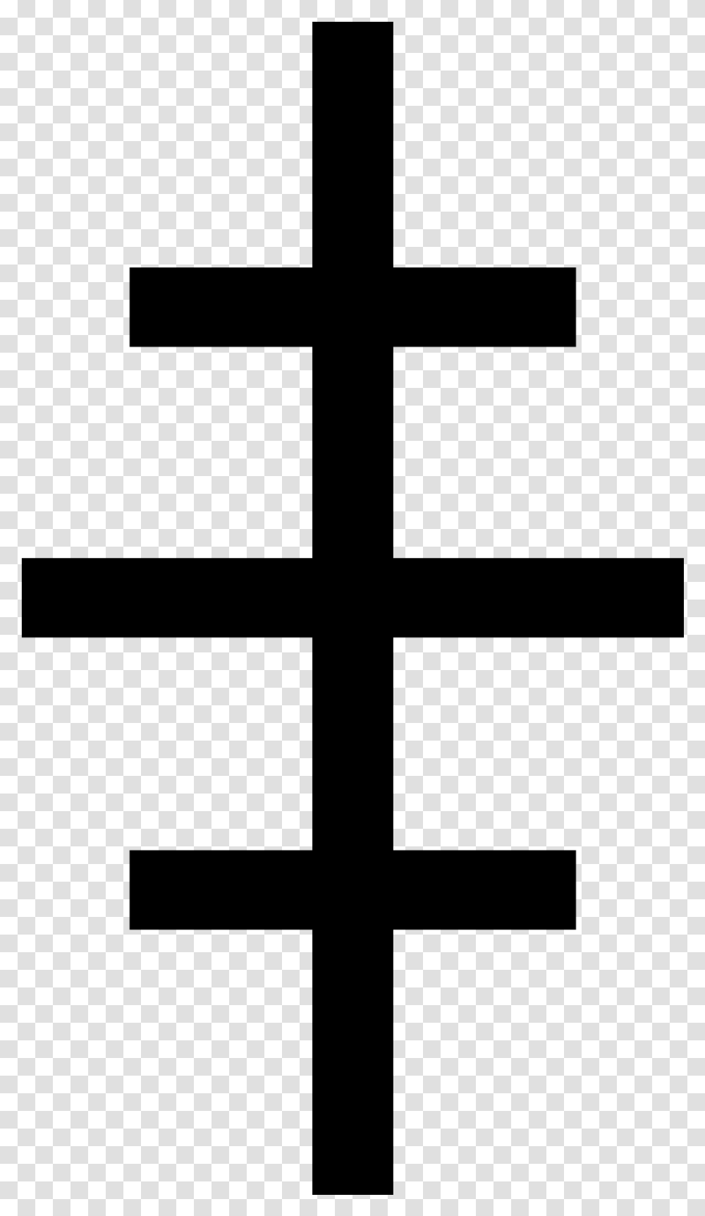 Three Barred Cross Cross Of Salem, Gray, World Of Warcraft Transparent Png