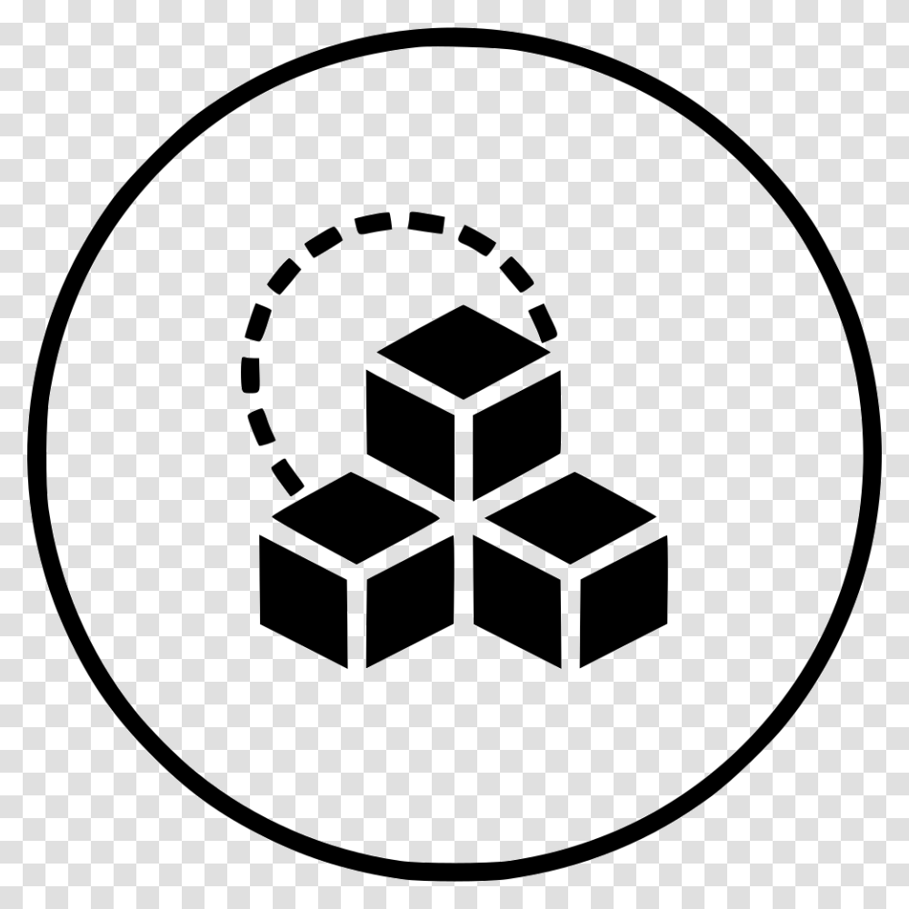Three Box Boxes Cube Cubic Rubik Design Inspiration Building Blocks Icon Vector, Stencil, Soccer Ball, Football Transparent Png