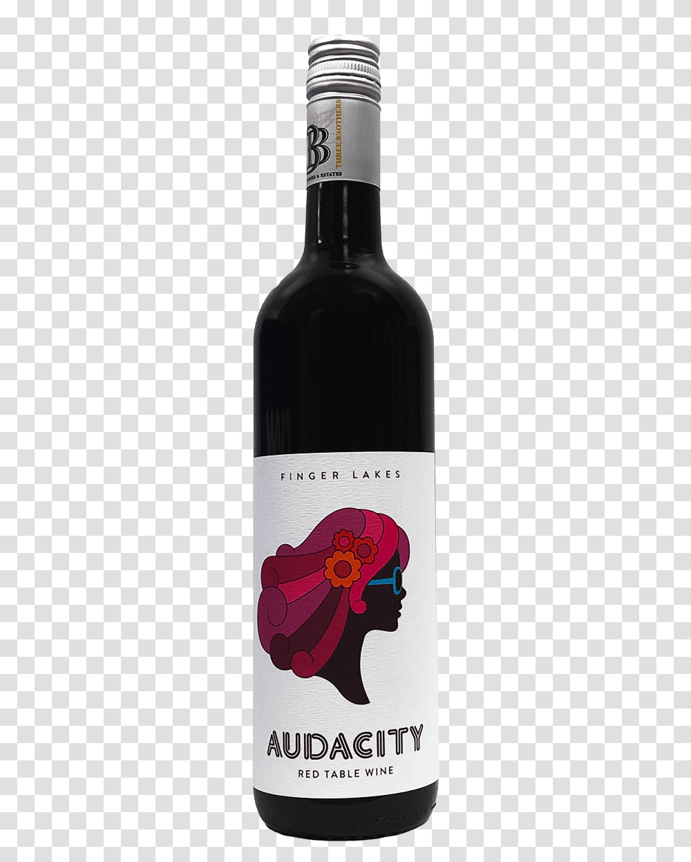 Three Brothers Audacity Red 750ml Nv Wine Bottle, Alcohol, Beverage, Drink, Red Wine Transparent Png