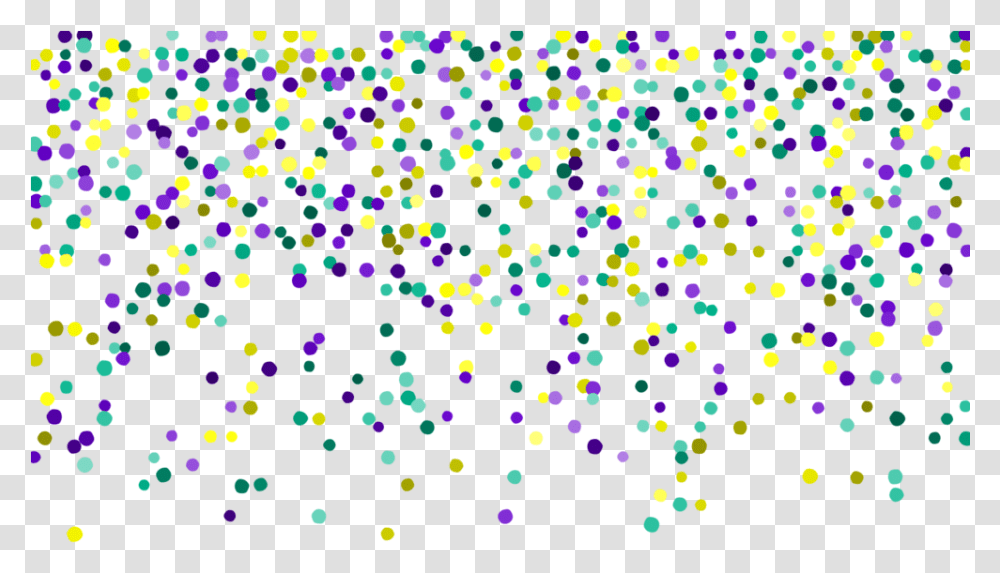 Three Color Confetti Rain Confetti Rain, Texture, Polka Dot Transparent Png