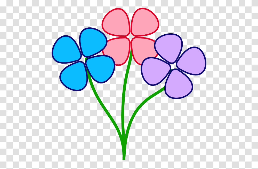Three Colorful Flowers Clip Arts Download, Balloon, Egg, Food, Purple Transparent Png