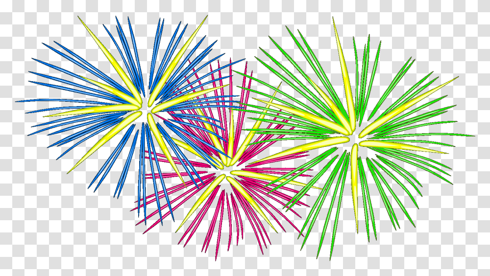 Three Colour Fireworks Svg Vector Animated Firework Gif, Nature, Outdoors, Night, Lighting Transparent Png