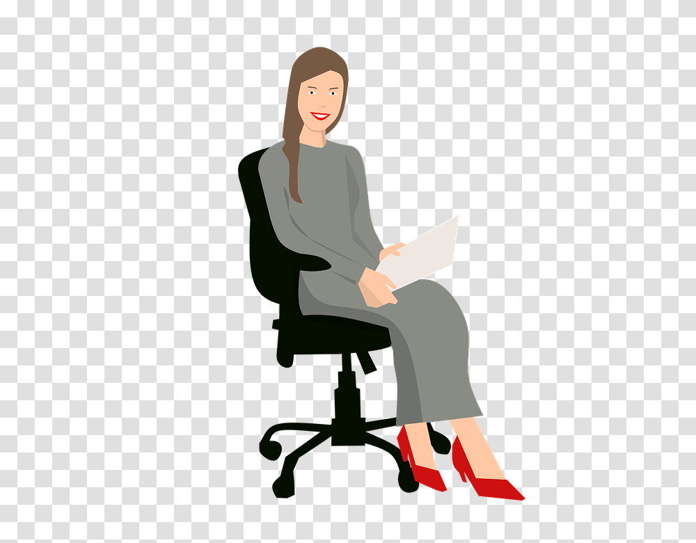 Three Common Problems With Office Chairs, Person, Human, Reading, Sitting Transparent Png