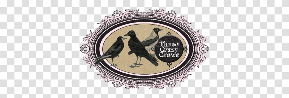 Three Crazy Crows American Crow, Bird, Animal, Text, Blackbird Transparent Png