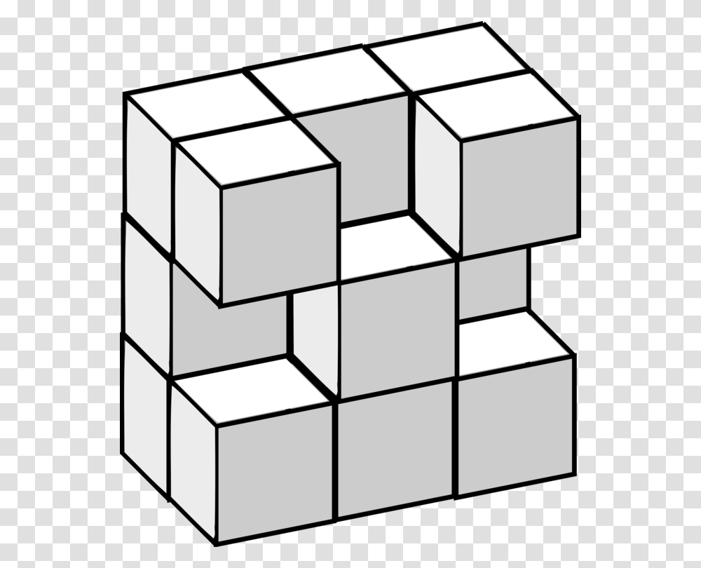 Three Dimensional Space Rubik's Cube Jigsaw Puzzles 3d Tetris Blocks, Rubix Cube, Pattern, Diagram Transparent Png