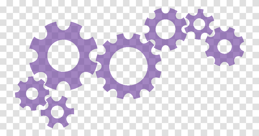 Three Gear Icon, Machine, Person, Human Transparent Png